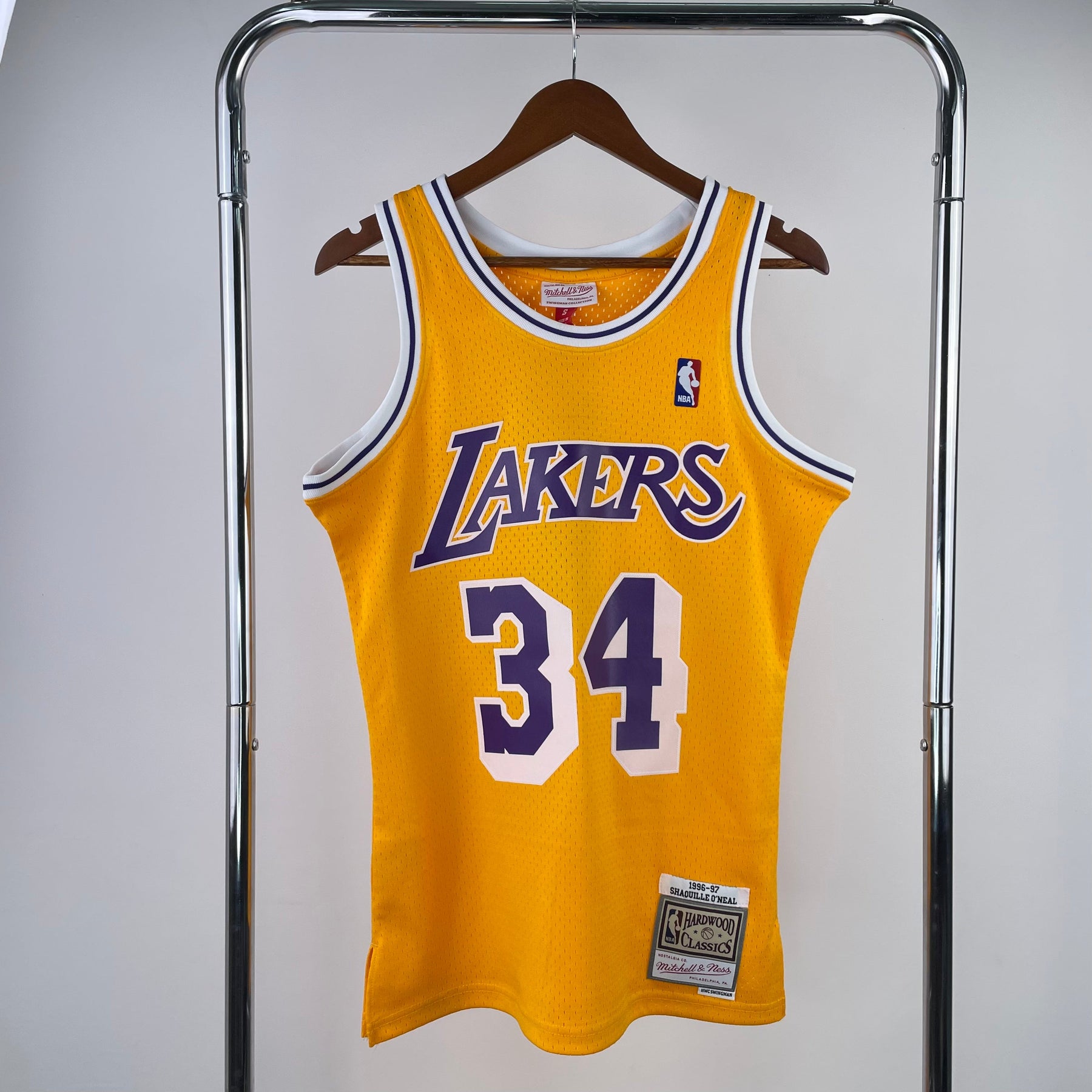 Camisola Los Angeles Lakers Mitchell & Ness Home 96/97