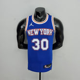 Camisola NBA NY Knicks #30 Randle - 75° Aniversário Limited Blue