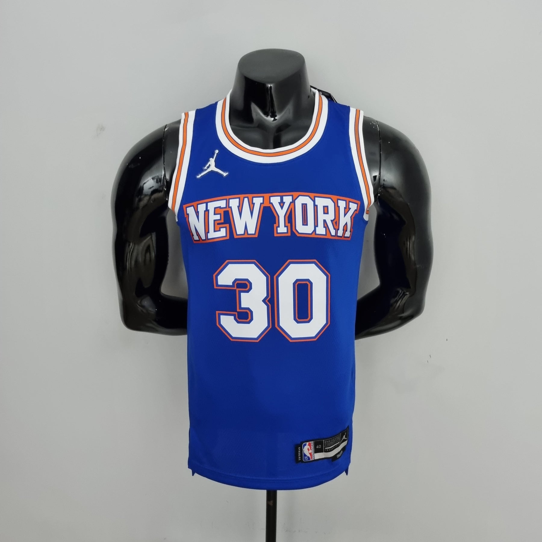 Camisola NBA NY Knicks #30 Randle - 75° Aniversário Limited Blue