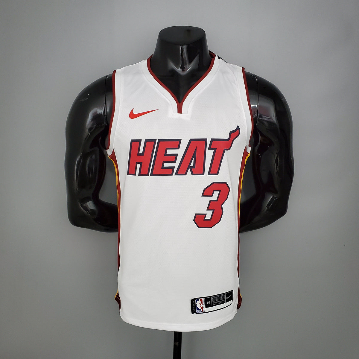Camisola NBA Miami Heat #3 Wade - 75° Aniversário White