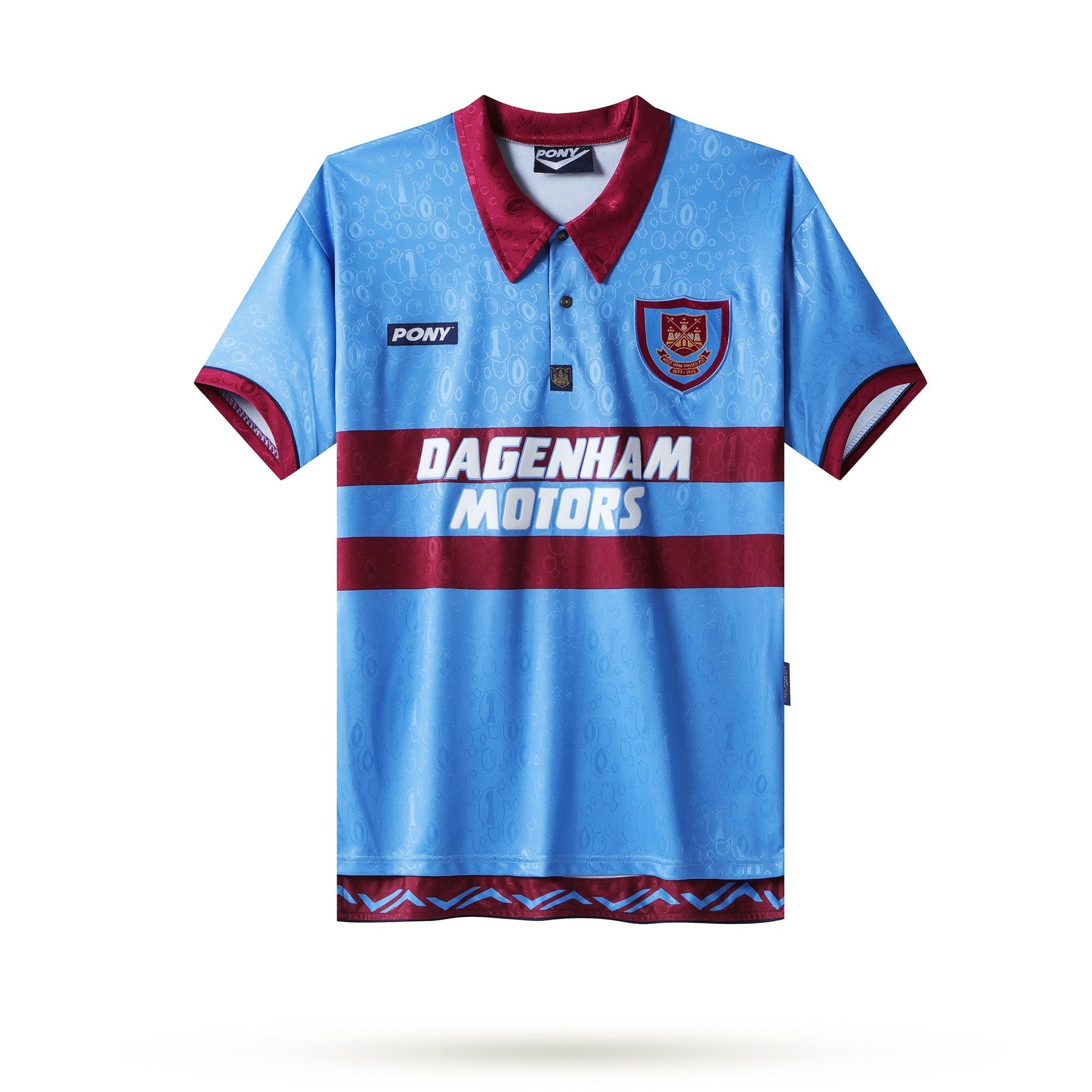 Camisola West Ham Away (2) 1995/97 Pony Retrô