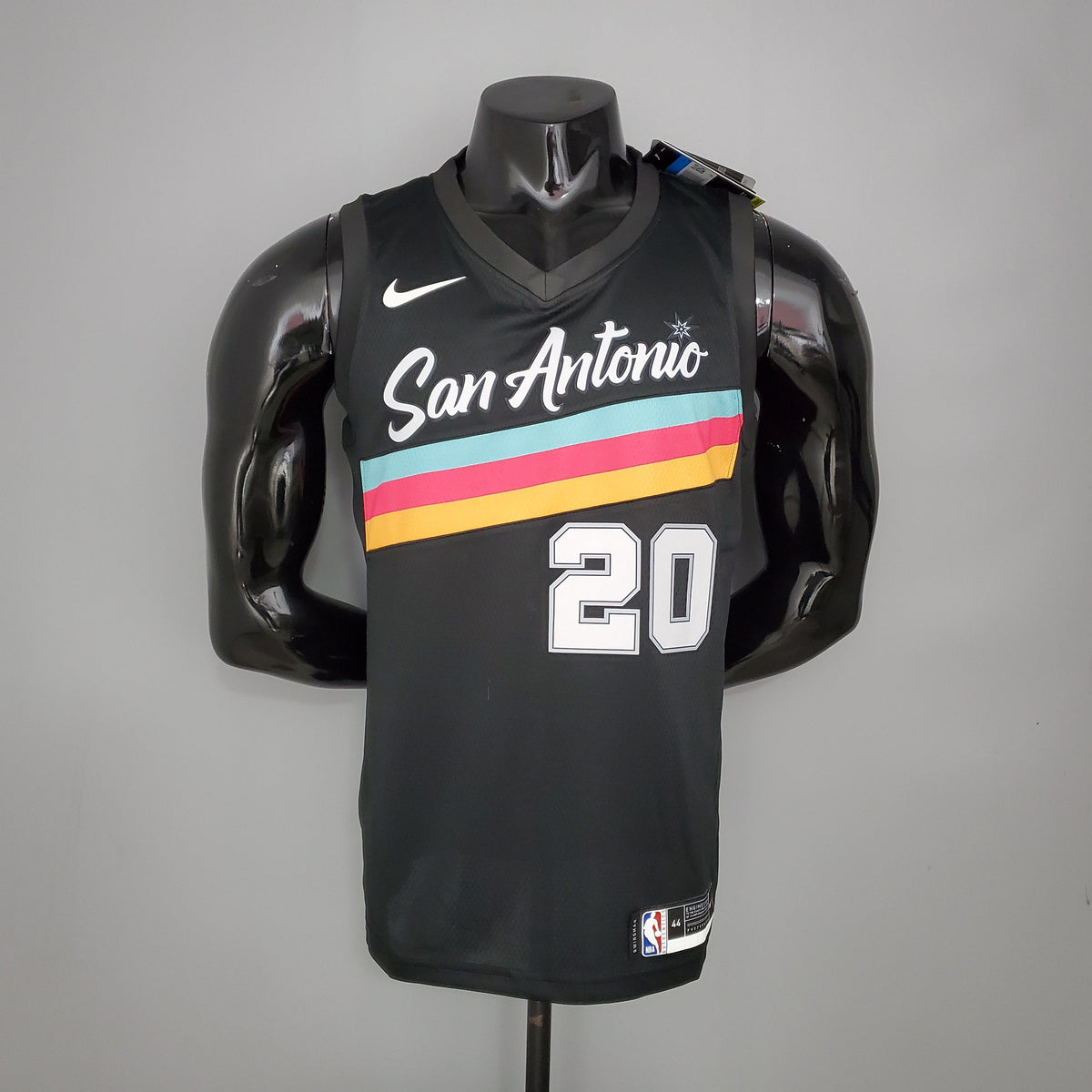 Camisola NBA San Antonio Spurs #20 Ginobili - City Edition Black