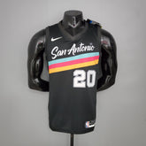 Camisola NBA San Antonio Spurs #20 Ginobili - City Edition Black