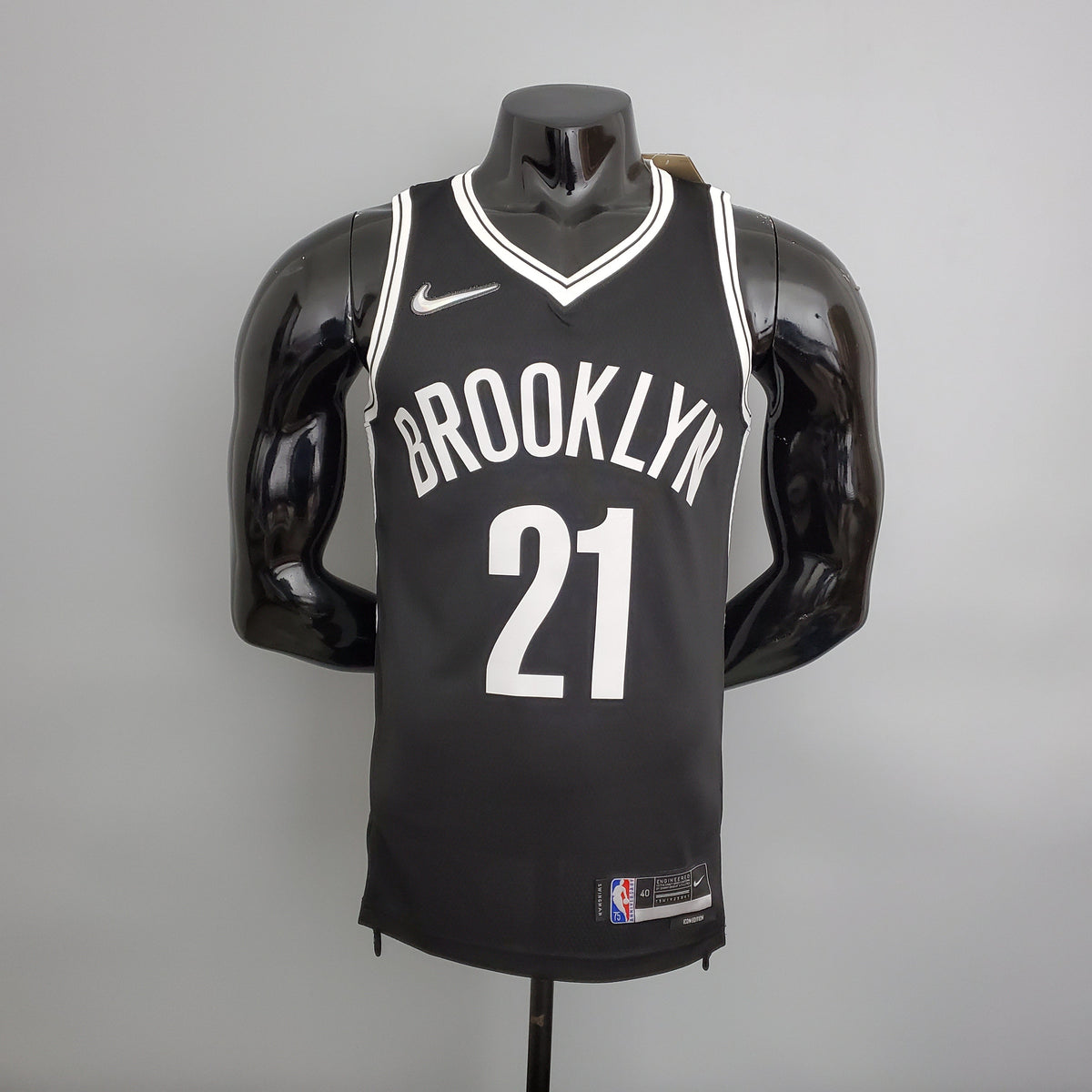 Camisola NBA Brooklyn Nets #21 Aldridge - 75° Aniversário Black