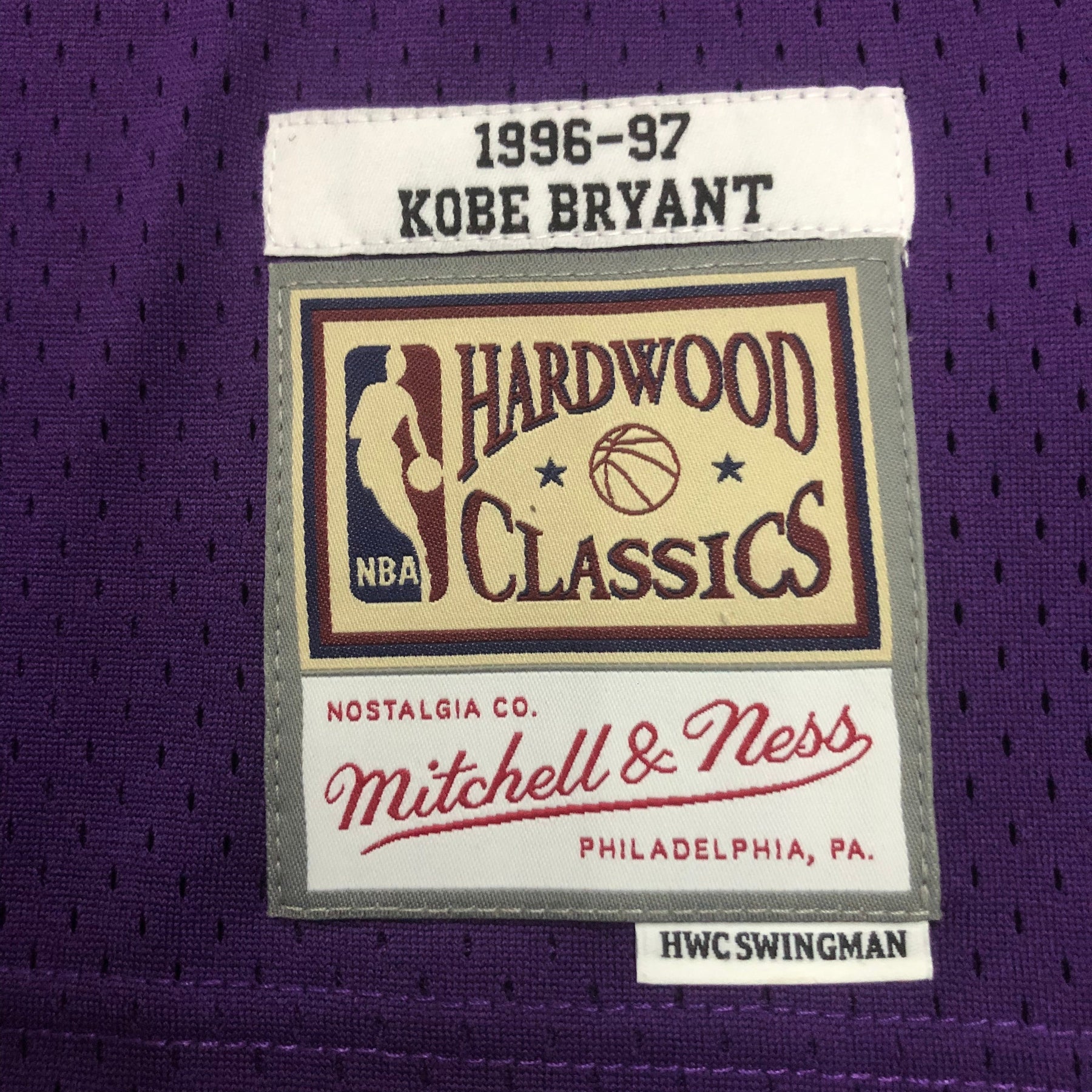 Camisola Los Angeles Lakers Mitchell & Ness Away 96/97