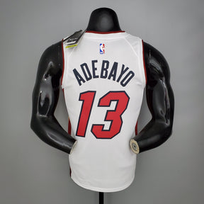 Camisola NBA Miami Heat #13 Adebayo - 75° Aniversário White