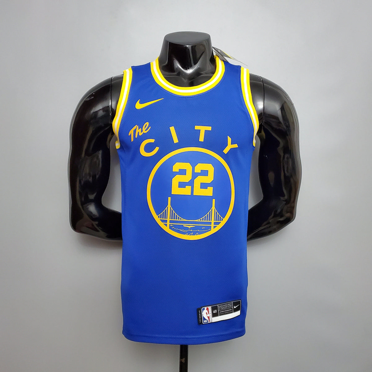 Camisola NBA Golden State Warriors #22 Wiggins - Train Blue