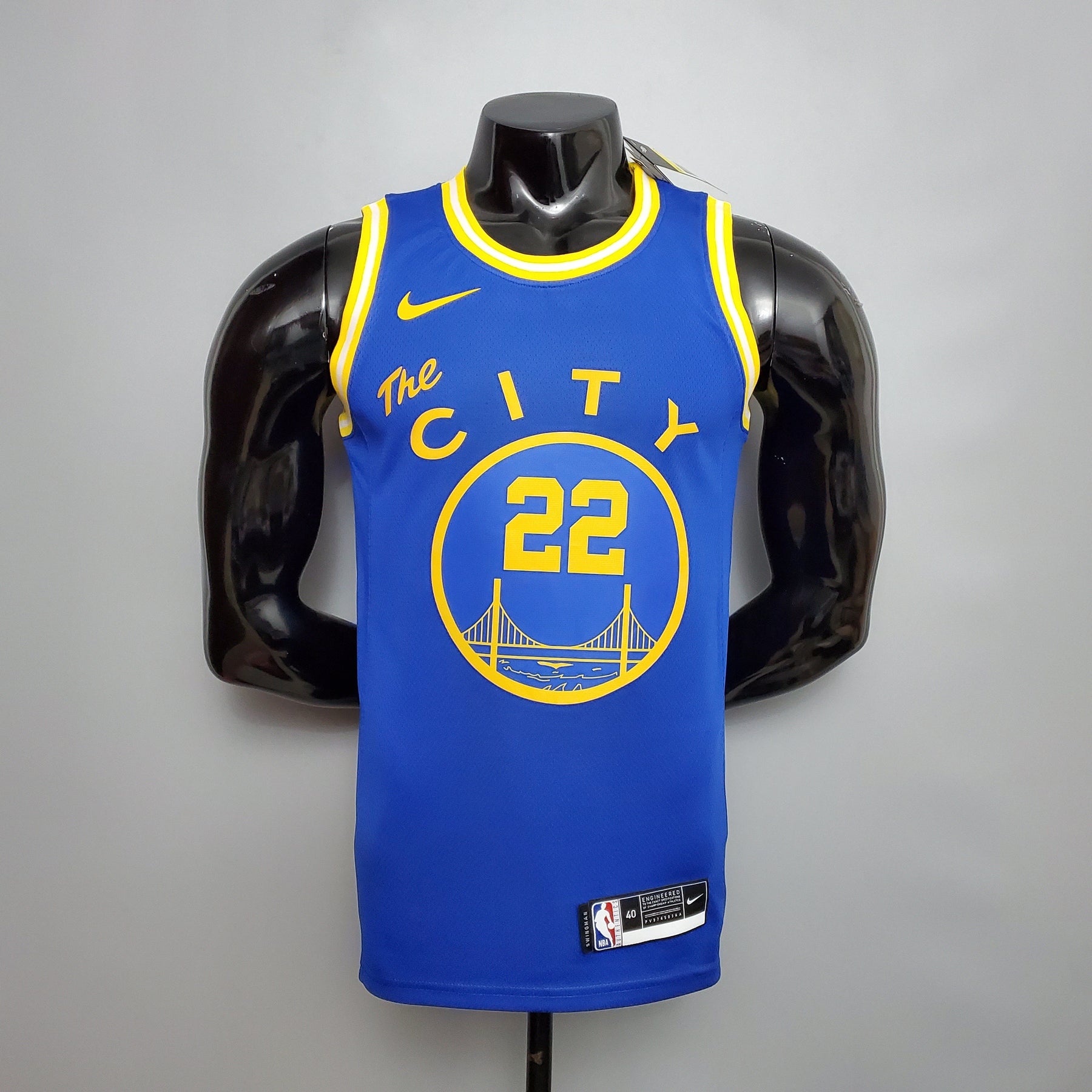 Camisola NBA Golden State Warriors #22 Wiggins - Train Blue