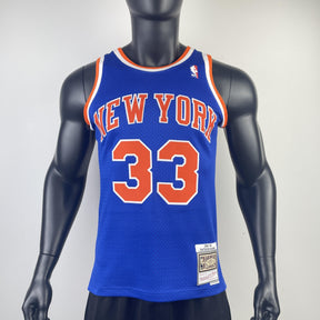 Camisola Mitchell & Ness New York Knicks Road Patrick Ewing 1991-1992 Azul
