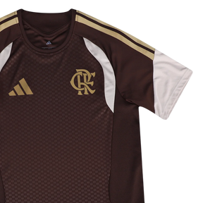 Camisola Flamengo 26/27 Treino Marrom - Adidas Versão Torcedor