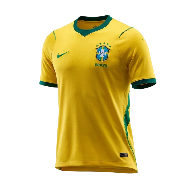 Camisola Brasil Home 26/27 Torcedor Masculina - Amarela