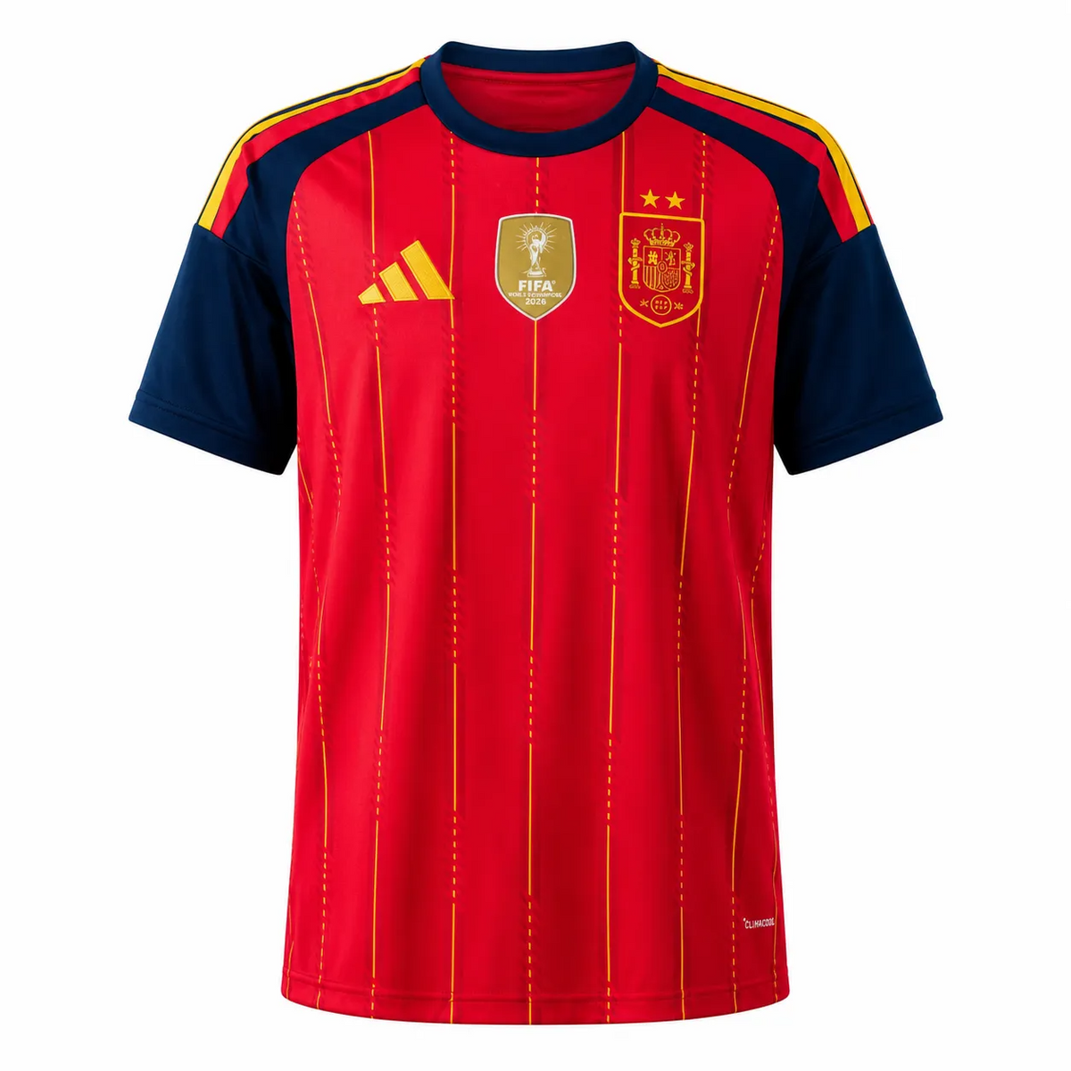 Camisa Espanha Home 2026/27 - Bicampeã com patch