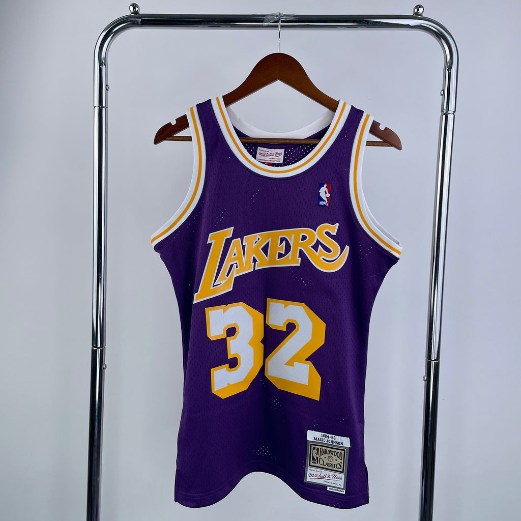 Camisola Los Angeles Lakers Mitchell & Ness Away 84/85