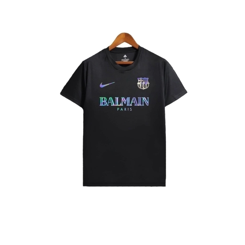 Camisola Barcelona x Balmain Masculina Torcedor 24/25 - Preta
