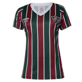 Camisola Fluminense I 24/25 Torcedor Umbro Feminino - Verde e Vinho