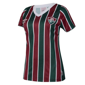Camisola Fluminense I 24/25 Torcedor Umbro Feminino - Verde e Vinho