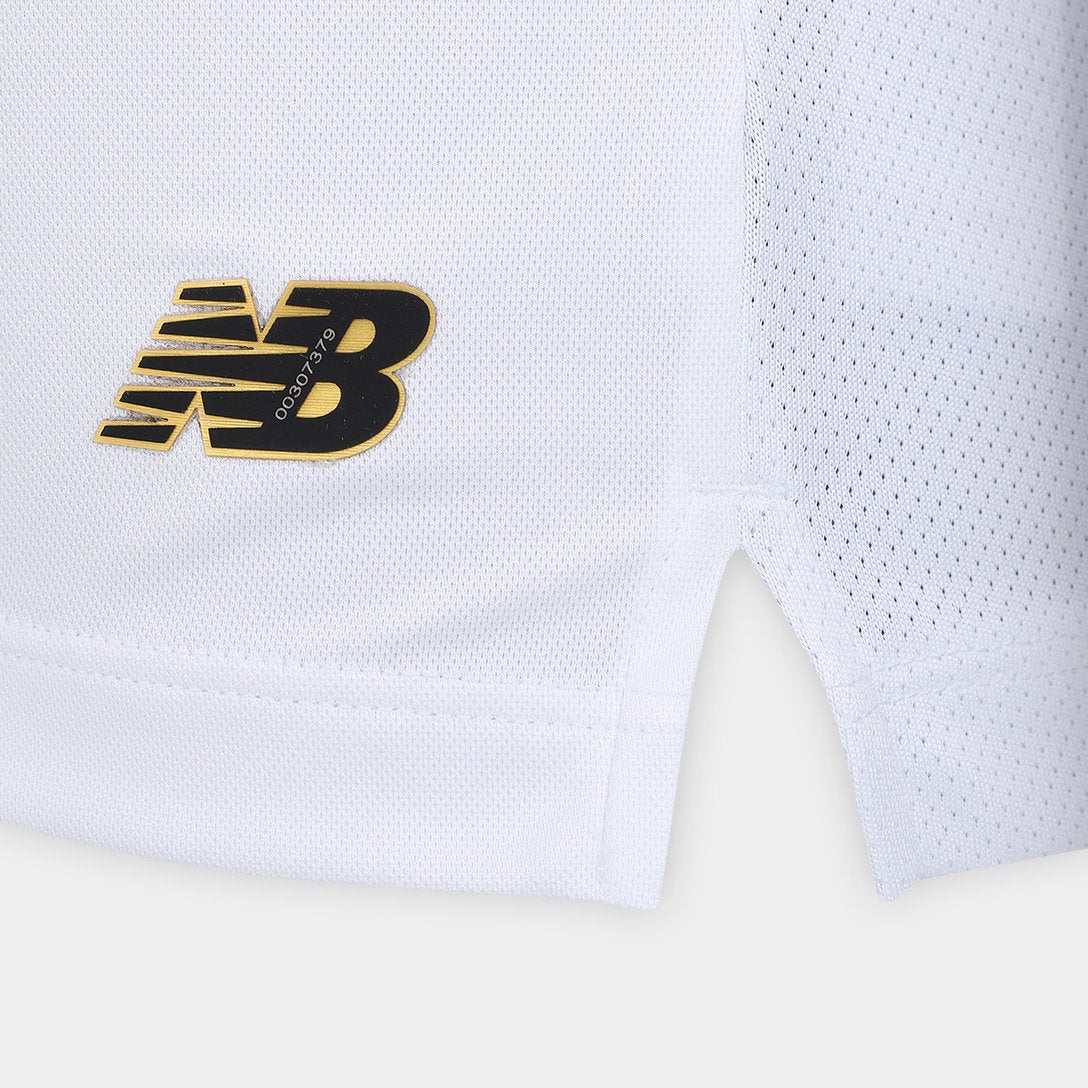 Camisola São Paulo I 24/25 Torcedor New Balance Masculina - Branco e Vermelho