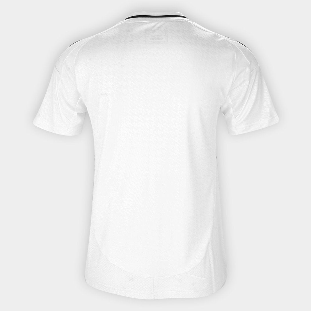 Camisola Real Madrid Home 24/25 Torcedor Adidas Feminina - Branco