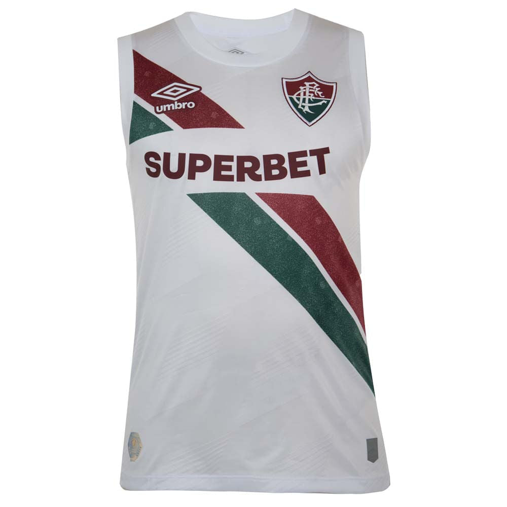 Camisola Camisola sem mangas Fluminense 24/25 - Umbro Torcedor Masculina - Branca
