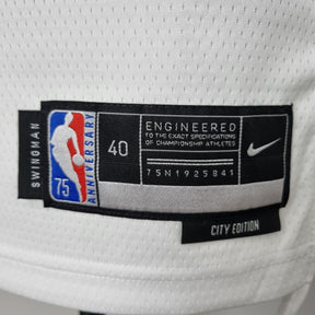 Camisola NBA NY Knicks #9 Barret - 75° Aniversário White
